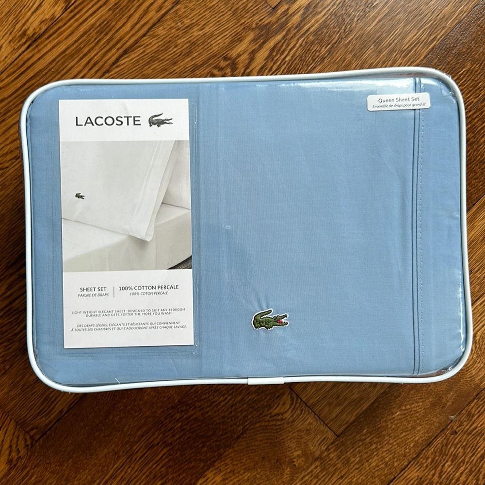 Lacoste Queen Bed Set NEW